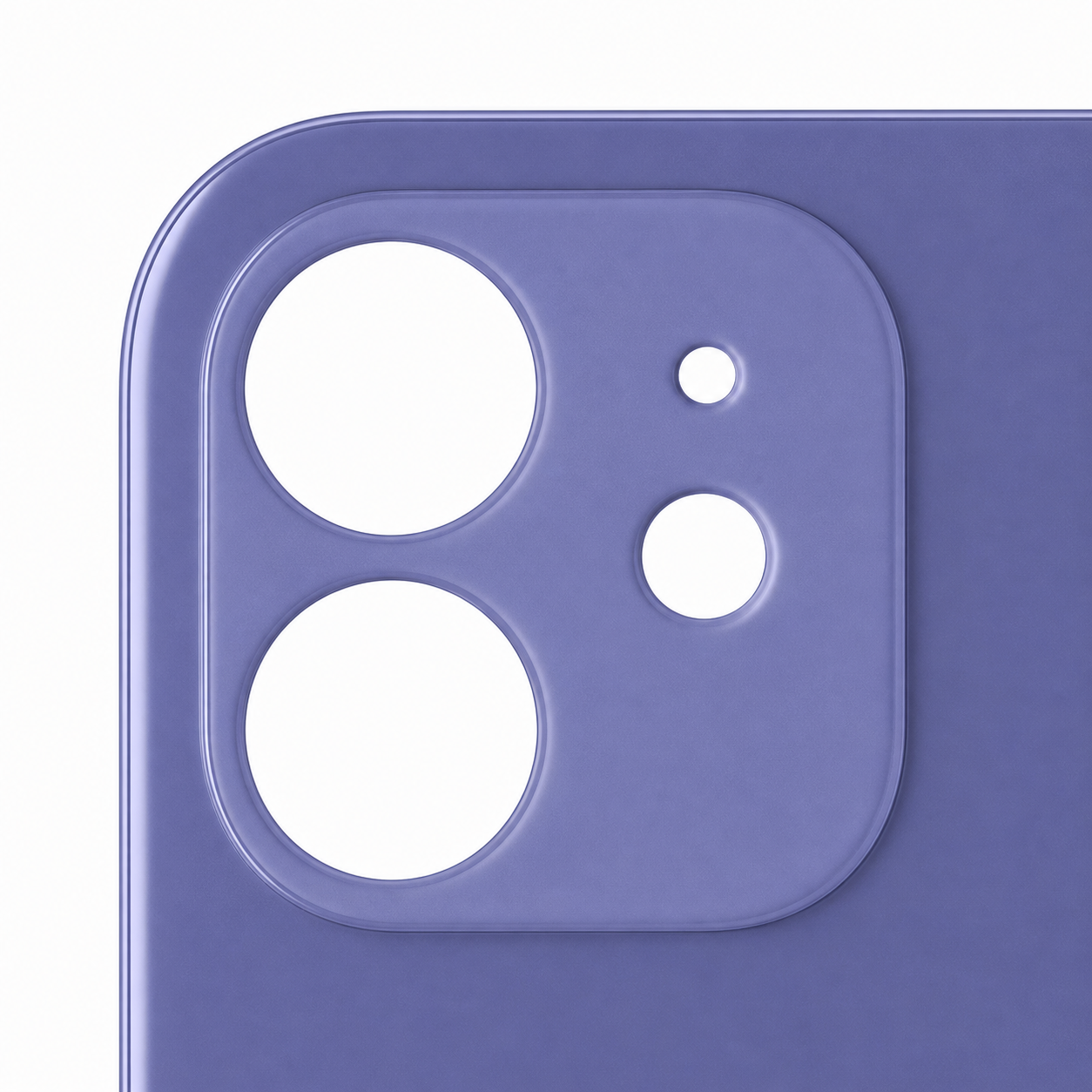 Back Glass With No Adhesive For iPhone 12