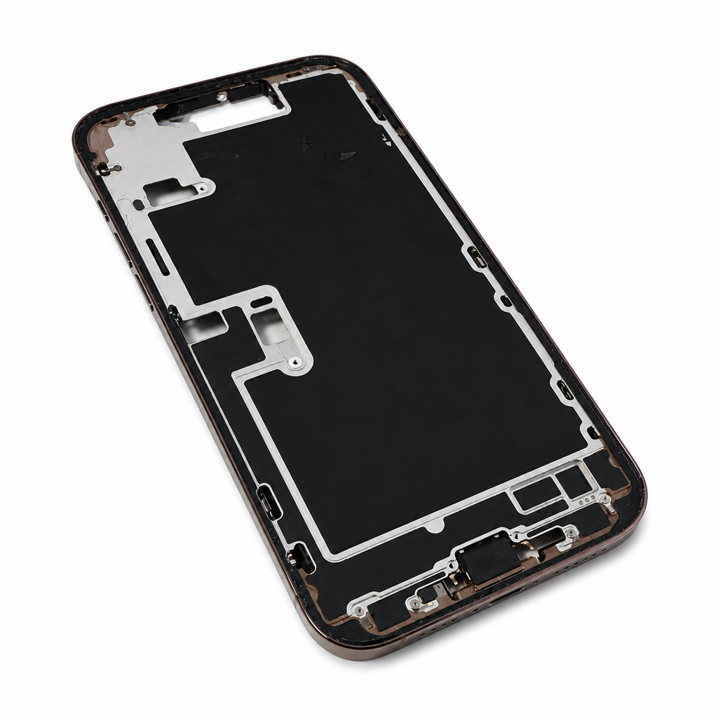 Genuine Apple Used OEM Pull – Mid-Frame Housing w/ Small Parts for iPhone 16 Pro Max