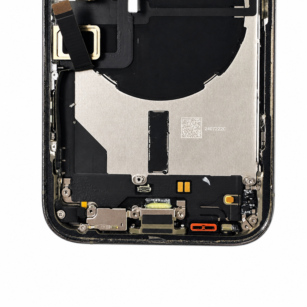 Genuine Used Apple OEM Back Housing W/ Small Parts For iPhone 14 Pro 