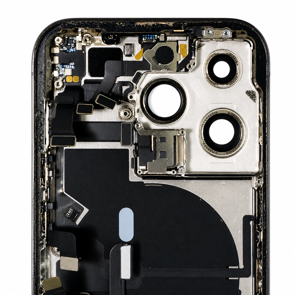 Genuine Used Apple OEM Back Housing W/ Small Parts For iPhone 14 Pro 