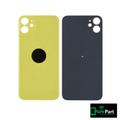 iPhone 11 Back Glass Replacement | With Logo / No Adhesive / Large Camera Hole | Yellow | Aftermarket