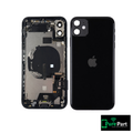 iPhone 11 Housing Back Replacement Black With Small Parts | Genuine Used OEM Apple | Grade A | Non-Aftermarket